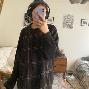 Oversized vintage grandpa sweater